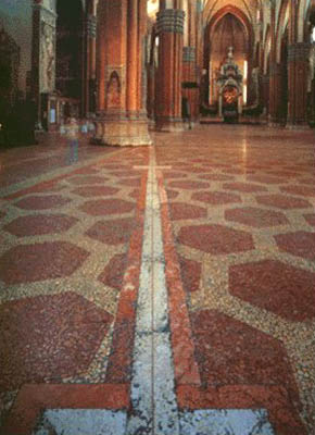 The Basilica of San Petronio in Bologna